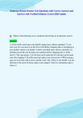 Tennessee Permit Practice Test Questions with Correct Answers and&NewLine;Answers with Verified Solutions &vert; Latest 2026 Update
