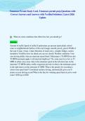 Tennessee Permit Study Card&comma; Tennessee permit prep Questions with&NewLine;Correct Answers and Answers with Verified Solutions &vert; Latest 2026&NewLine;Update