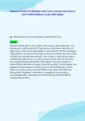 Tennessee Permit Test Questions with Correct Answers and Answers&NewLine;with Verified Solutions &vert; Latest 2026 Update
