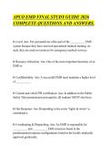 APCO EMD FINAL STUDY GUIDE 2026 &NewLine;COMPLETE QUESTIONS AND ANSWERS&period; 