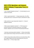 NSCA CPSS Questions and Answers&NewLine;2026 &vert; Ultimate Preparation Pack &vert; A&plus;&NewLine;Verified