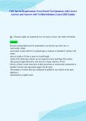 CDL Special Requirements Texas Permit Test Questions with Correct&NewLine;Answers and Answers with Verified Solutions &vert; Latest 2026 Update