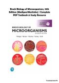 Brock Biology of Microorganisms&comma; 16th Edition &lpar;Madigan&sol;Martinko&rpar; &vert; Complete PDF Textbook &vert; Microbiology & Life Sciences Study Resource