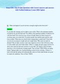 Texas CDL Class B Quiz Questions with Correct Answers and Answers&NewLine;with Verified Solutions &vert; Latest 2026 Update