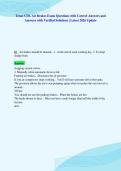 Texas CDL Air Brakes Exam Questions with Correct Answers and&NewLine;Answers with Verified Solutions &vert; Latest 2026 Update