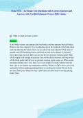 Texas CDL - Air Brake Test Questions with Correct Answers and&NewLine;Answers with Verified Solutions &vert; Latest 2026 Update