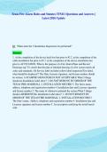 Texas Fire Alarm Rules and Statutes TFM11 Questions and Answers &vert;&NewLine;Latest 2026 Update