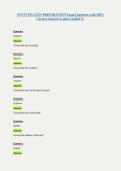 STOTT PILATES PREPARATION Exam Questions with 100&percnt; Correct Answers Latest Graded A&plus;