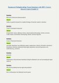 Rasmussen Pathophysiology Exam Questions with 100&percnt; Correct Answers Latest Graded A&plus;