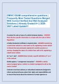 OMVIC EXAM comprehensive questions &vert; &NewLine;Frequently Most Tested Questions Merged &NewLine;With Correct Verified And Well Analyzed &NewLine;Solutions &vert;&vert; Already Graded A&plus; &vert;&vert; 2026-&NewLine;2027 Latest Update&excl;&excl;&excl;