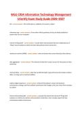 WGU C954 Information Technology Management Bundle 2026&ndash;2027 &vert; Complete Study Guide&comma; Practice Questions&comma; uCertify Notes & Exam Prep Pack