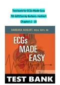 Updated&sol;Latest ECGs Made Easy 7th Edition by Barbara J Aehlert 2025&ndash;2026 Comprehensive Test Bank Questions and Answers for ECG Interpretation Cardiac Rhythm Recognition Dysrhythmia Analysis Emergency Cardiac Care and NCLEX Success Study Resource