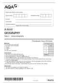 AQA Geography Revision Notes & Exam Preparation &vert; Complete Topic Summary and Key Case Studies