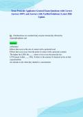 Texas Pesticide Applicator General Exam Questions with Correct&NewLine;Answers 100&percnt; and Answers with Verified Solutions &vert; Latest 2026&NewLine;Update