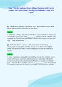 Texas Pesticide Applicator General Exam Questions with Correct&NewLine;Answers 100&percnt; and Answers with Verified Solutions &vert; Latest 2026&NewLine;Update