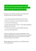 PADI DIVEMASTER PROFESSIONAL&NewLine;DIVER REVIEW 2026 QUESTIONS WITH&NewLine;SOLUTIONS TESTED QUESTIONS&period;
