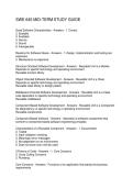 SWE 645 MID-TERM STUDY GUIDE