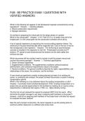 PJM - BS PRACTICE EXAM 1 QUESTIONS WITH VERIFIED ANSWERS