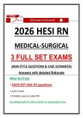 2026 HESI RN Medical-Surgical Exams &ndash; NGN Nursing Questions&comma; 2026 HESI Exit Medical-Surgical  Exam Prep &lpar;Guarantee Pass&rpar;