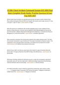 IS-200&period;C Basic Incident Command System &lpar;ICS-200&rpar; Final Exam Complete Study Guide &vert; Practice Questions & Exam Prep 2026&ndash;2027