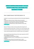 CUSECO CERTIFIED US EXPORT COMPLIANCE OFFICER 2026&sol;2027 &vert; Exam Study Bundle &vert; Verified Q&A &vert; 100&percnt; Pass Guarantee - A&plus; Graded
