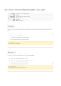 BADM 7200&vert; Exam 2 Quiz &vert; with complete solution&vert; Updated &vert; RATED A&plus;&vert; 100&percnt; CORRECT &vert; Louisiana State University