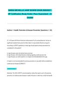 SARAH MICHELLE AANP BOARD EXAM 2026&sol;2027 &vert; NP Certification Study Guide &vert; Pass Guaranteed - A&plus; Graded&NewLine;&NewLine;