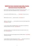 RAMP Final Exam Complete Study Guide&comma; Practice Questions & Exam Prep 2026&ndash;2027