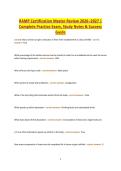 RAMP Certification Master Review 2026&ndash;2027 &vert; Complete Practice Exam&comma; Study Notes & Success Guide