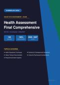 NR 302 Health Assessment Final Comprehensive Chamberlain Actual Exam 2026&sol;2027 &ndash; Complete Exam-Style Questions &vert; 100&percnt; Verified &ndash; Pass Guaranteed &ndash; A&plus; Graded&NewLine;&NewLine;