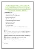ATI RN FUNDAMENTALS OF NURSING &NewLine;PROCTORED EXAM 2023&sol;2026 WITH NGN&rsqb; &NewLine;Actual Questions and Correct Answers &lpar;Verified &NewLine;Answers&rpar; Plus Rationales 2026 Q&A