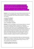 MSN 570 ADVANCED PATHOPHYSIOLOGY &NewLine;FINAL ACTUAL EXAM 2026&sol;2027 United States &NewLine;University &vert; Questions with Verified Answers and &NewLine;Complete Rationales &vert; Pass Guaranteed - A&plus; Graded 