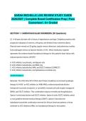 SARAH MICHELLE LIVE REVIEW STUDY GUIDE 2026&sol;2027 &vert; Complete Board Certification Prep &vert; Pass Guaranteed - A&plus; Graded&NewLine;&NewLine;