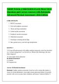 NR509 WEEK 4 MIDTERM EXAM PRACTICE &NewLine;Questions and Correct Answers with Rationales &NewLine;Advanced Physical Assessment &vert; 2026 Edition