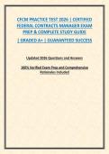 CFCM PRACTICE TEST 2026 &vert; CERTIFIED FEDERAL CONTRACTS MANAGER EXAM PREP & COMPLETE STUDY GUIDE