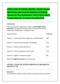 CWEA COLLECTIONS GRADE 1 EXAM Actual &NewLine;Questions and Correct Answers &lpar;Verified &NewLine;Answers&rpar; Plus Rationales 2025&sol;2026 Q&A &vert; &NewLine;Comprehensive Practice Examination