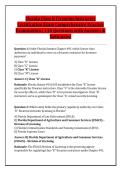 Florida Class K Firearms Instructor &NewLine;Certification Exam Comprehensive Practice &NewLine;Examination &vert; 110 Questions with Answers & &NewLine;Rationales