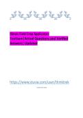 Illinois Field Crop Applicators TestExam&vert;Actual Questions and Verified Answers&vert; Updated 