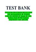 Updated&sol;Latest Nursing Delegation and Management of Patient Care 3rd Edition 2025&ndash;2026 Comprehensive Test Bank Questions and Answers for Nursing Leadership Delegation Prioritization Clinical Decision Making and Professional Practice Examination Success Re