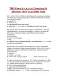 TMC Exam A &ndash; &lpar;2026&rpar; Actual Questions & Answers 100&percnt; Guarantee Pass