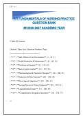 ATI Fundamentals of Nursing 2026-2027 Practice Question Bank&colon; 370 Questions with Detailed Answers & Rationales