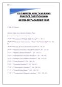ATI MENTAL HEALTH NURSING 345&plus; PRACTICE QUESTION BANK - Complete Review for 2026-2027