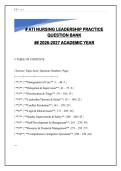 ATI NURSING LEADERSHIP 320&plus; PRACTICE QUESTION BANK - Complete Review for 2026-2027