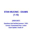 Stan Mucinic Exams 1&ndash;10 &vert; Questions and Verified Answers &vert; Complete Electrical Study Guide &vert; Grade A&plus; &vert;  &lpar;2026&ndash;2027&rpar;