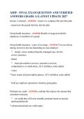 AHIP Final Exam 2027 Review Guide &vert; Practice Questions with Verified Answer Explanations
