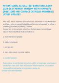 MFT National Exam Study Guide EXAM