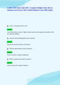 AAMI CABT Study Guide 2023 - Complete Multiple-Choice Review&NewLine;Questions and Answers with Verified Solutions &vert; Latest 2026 Update