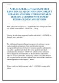 NJ BLACK SEAL ACTUAL EXAM TEST&NewLine;BANK 2026 ALL QUESTIONS AND CORRECT&NewLine;DETAILED ANSWERS WITH RATIONALES&NewLine;ALREADY A GRADED WITH EXPERT&NewLine;FEEDBACK &vert;NEW AND REVISED