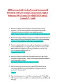 ATI Capstone Adult Medical Surgical Assessment 2 Questions with Answers and Explanations Complete Solutions&comma; 100- Correct New 2026 2027 Update Complete A&plus; Guide&period;&NewLine;
