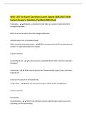 WGU C207 OA Exam&vert; Questions &lpar;Latest Update 2026&vert;2027&rpar; With&NewLine;Correct Answers&vert; Solutions &vert;Verified &lpar;100&percnt; Pass&rpar;